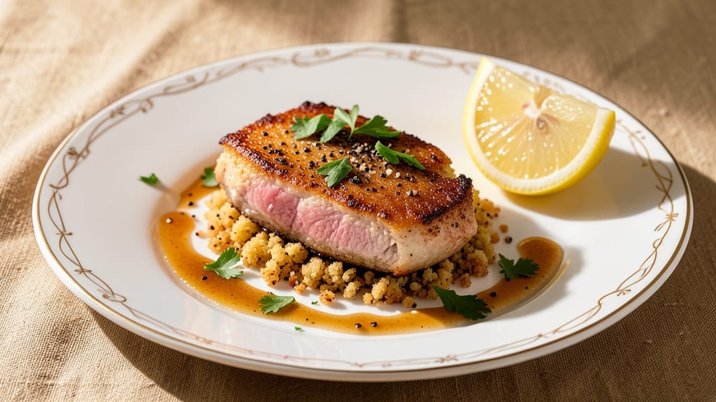 Minced Pork Cutlet Recipe: Pan-Fried Crispness with Herby Breadcrumbs