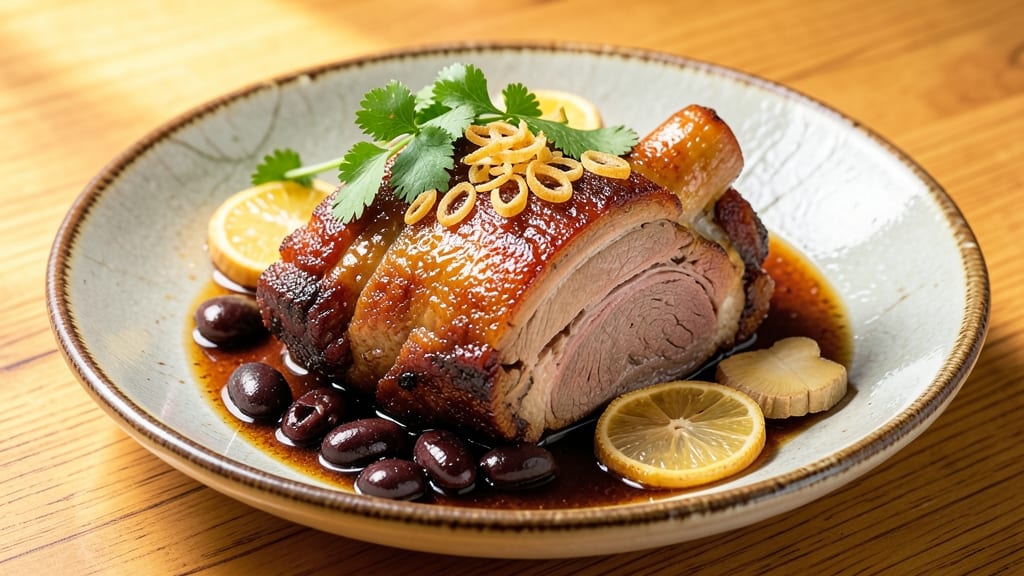 Braised Pork Hock Chinese Recipe: Five-Spice Glazed Richness in One Pot