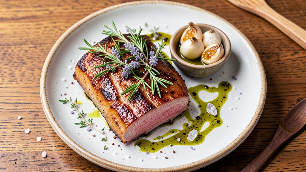 7-6-5 Pork Tenderloin Recipe: Garlic-Herb Crust With Juicy Pink Hearts