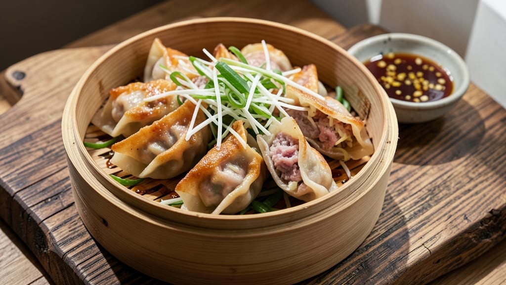 Authentic Pork Gyoza Recipe: Pan-Fried Crispy Edges and Juicy Fillings