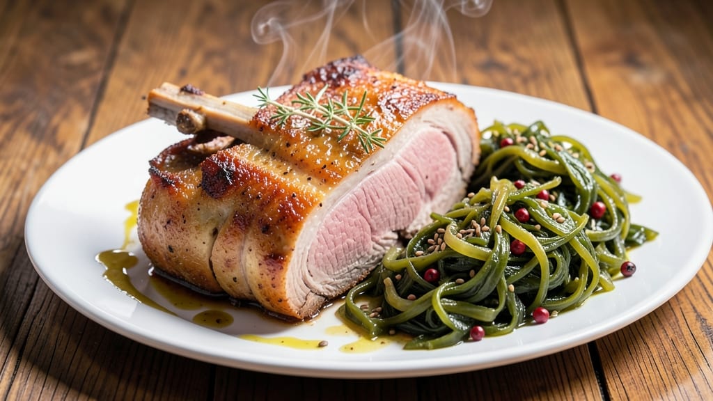 Bone-In Pork Roast and Sauerkraut Recipe: Crispy Bark and Tangy Fermented Crunch in One Pan