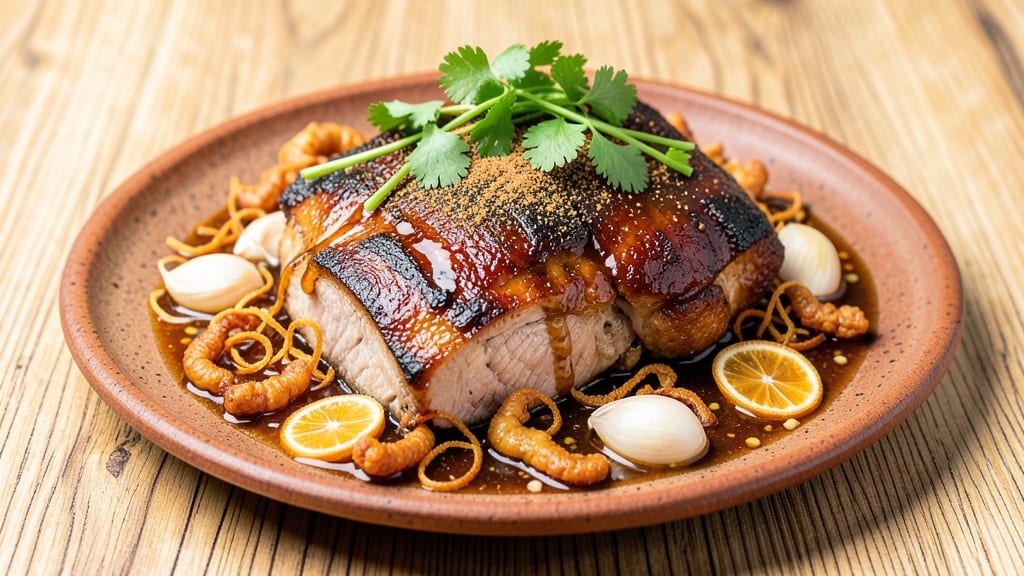 Bas Oy Pork Bisaya Recipe: Five-Spice Marinated Pork With Sticky Vinegar Glaze