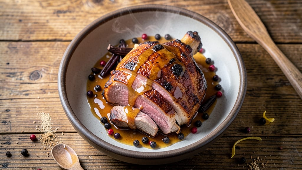 Bavarian Pork Recipe: Crispy Five-Spice Crust with Honeyed Glow