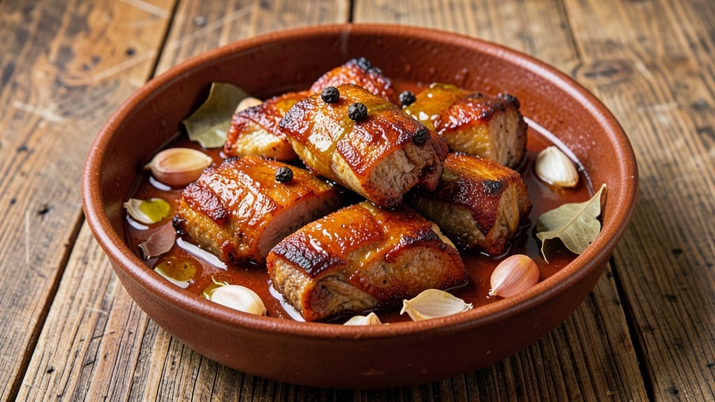 Adobong Pork Recipe Panlasang Pinoy: Smoky Soy-Sauce Braise With Celery Crown Crunch