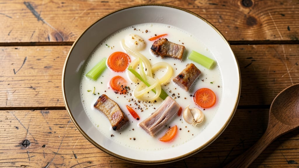 Milky Pork Bone Soup Recipe: Silky Smoothness From Slow-Simmered Collagen