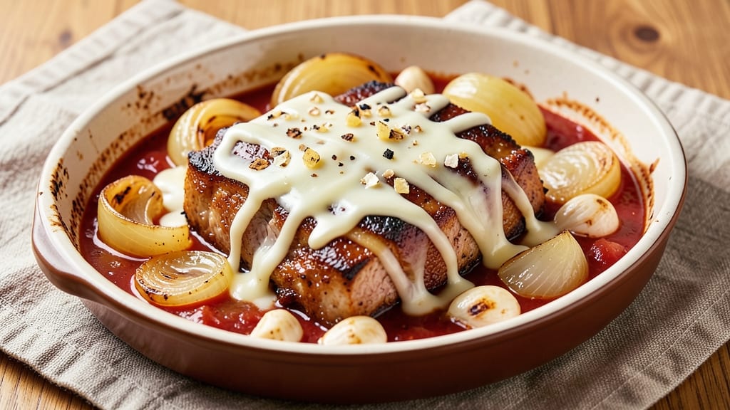 Cheesy Pork Caldereta Recipe: Silky Coconut Braise With Melty Cheese Crust