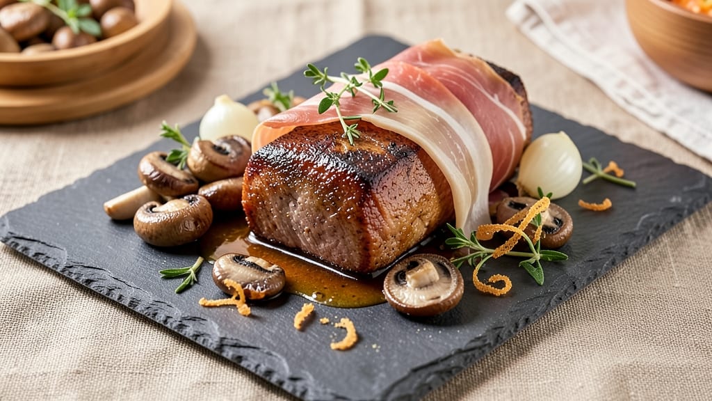 Alton Brown's Pork Wellington Recipe: Herb-Packed Crust Meets Juicy Rare Center