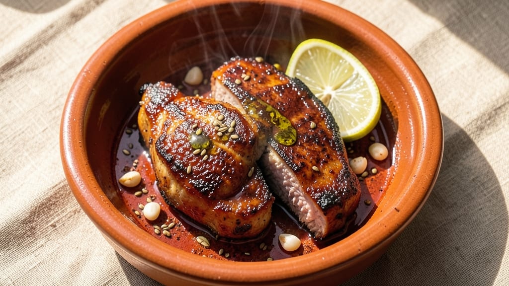 Middle Eastern Pork Chops Recipe: Harissa-Marinated Crispy Bites