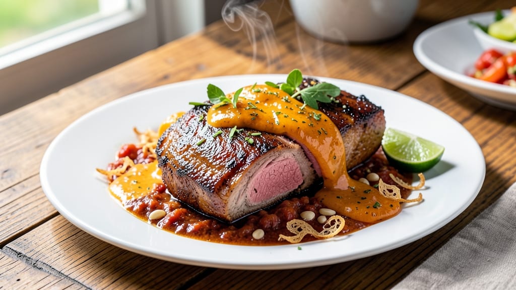 Abuelos Pork Tenderloin Recipe: Smoky-Sweet Gravy and Celery Crown Crunch