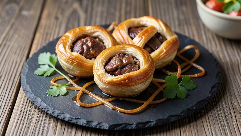 Mini Pork Pies Recipe: Handheld British Bites With Flaky Pastry and Savory Filling