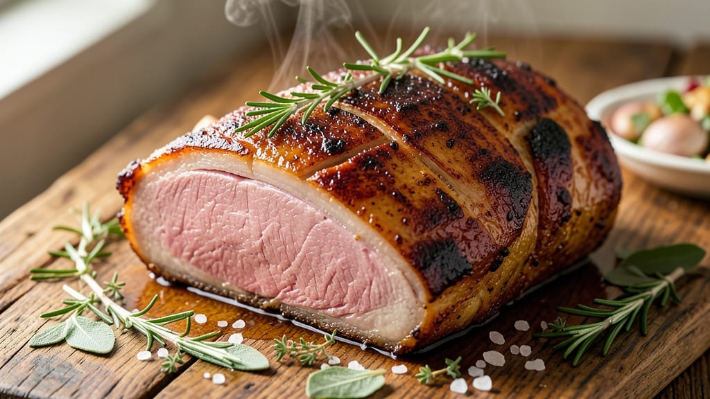Amazing Pork Roast Recipe: Herb-Infused Crust Meets Juicy Pink Magic
