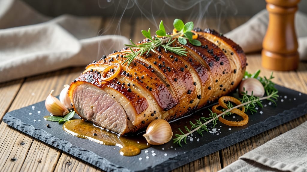 Baked Pork Shoulder Roast Recipe: Crispy Bark, Juicy Core in 6 Hours
