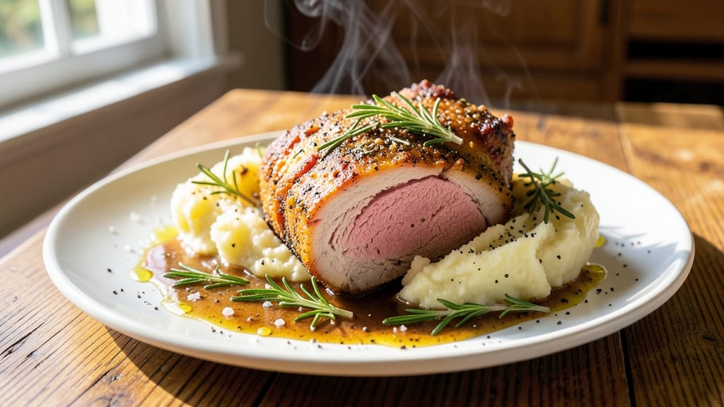 Aldi Pork Loin Recipe: One-Pan Herb-Roasted Crisp With Juicy Pink Center