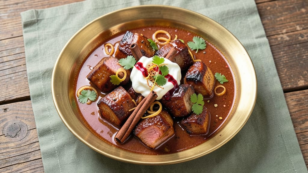 Anglo-Indian Pork Curry Recipe: Spiced Yogurt-Marinated Tender Bites