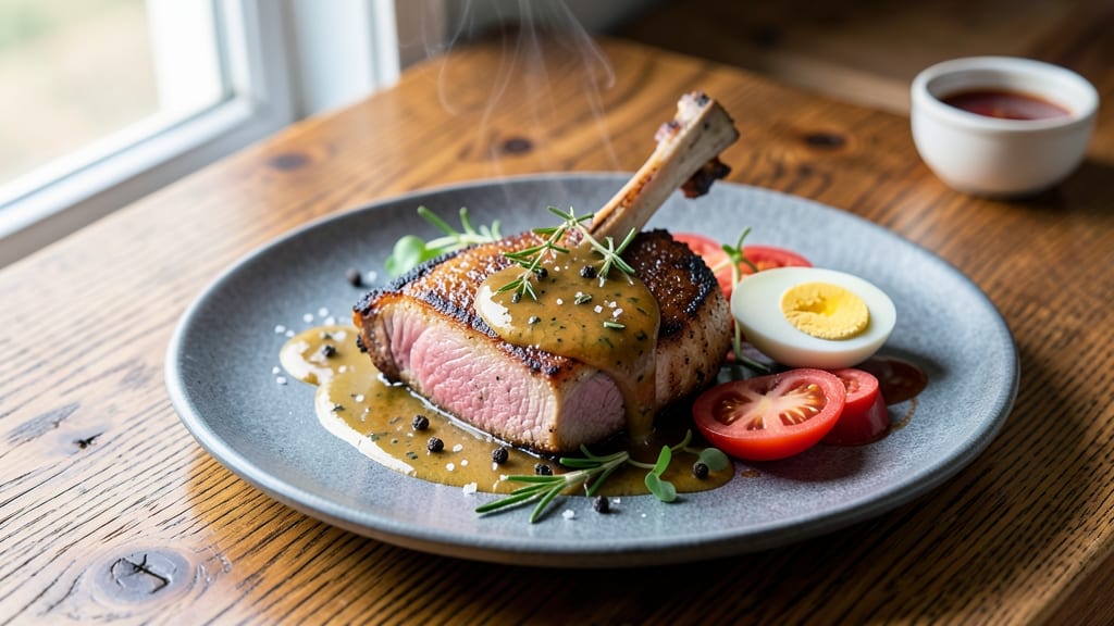 Michelin Star Pork Chops Recipe: Crispy Black Pepper Crust With Juicy Rare Core