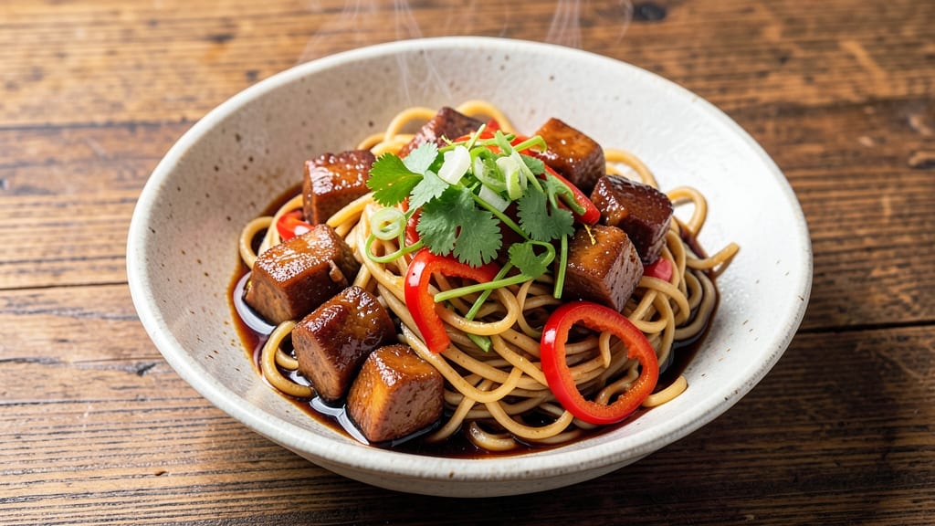 Authentic Chinese Pork Lo Mein Recipe: Silky Noodles With Chewy Pork Bites