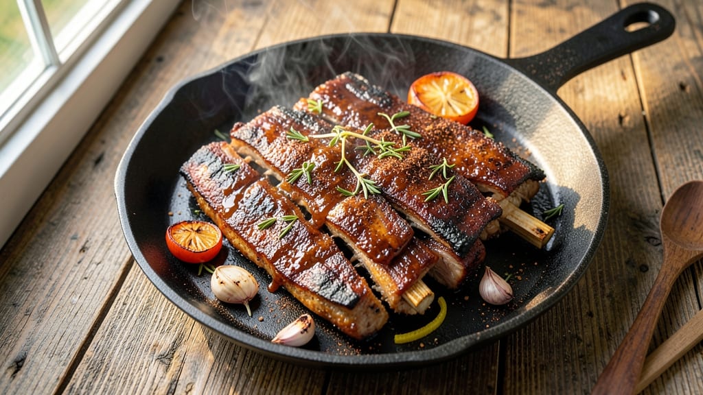 Charcoal-Grilled Pork Ribs Recipe: Smoky Bark, Sticky Glaze, Bone-Melting Tenderness