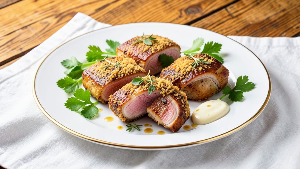 Angel Pork Chops Recipe: Celery Crown Crunch Over Creamy Herb Gravy