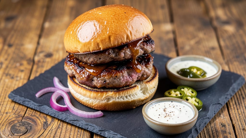 BBQ Pork Burgers Recipe: Smoky-Sweet Glaze That Caramelizes on the Patty