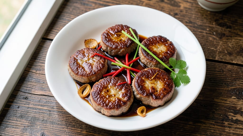 Minced Pork Patties Chinese Recipe: Wok-Fried Crispy Edges and Savory Centers