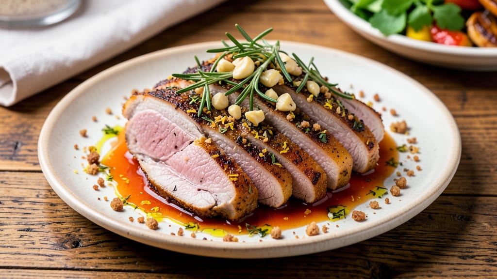 Mediterranean Pork Loin Recipe: Herb-Marinated Crust With Juicy Pink Centers