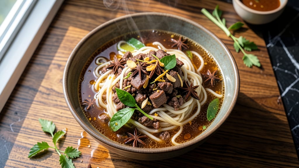 Minced Pork Noodle Soup Recipe: Fragrant Ginger-Lime Broth That Rivals Takeout