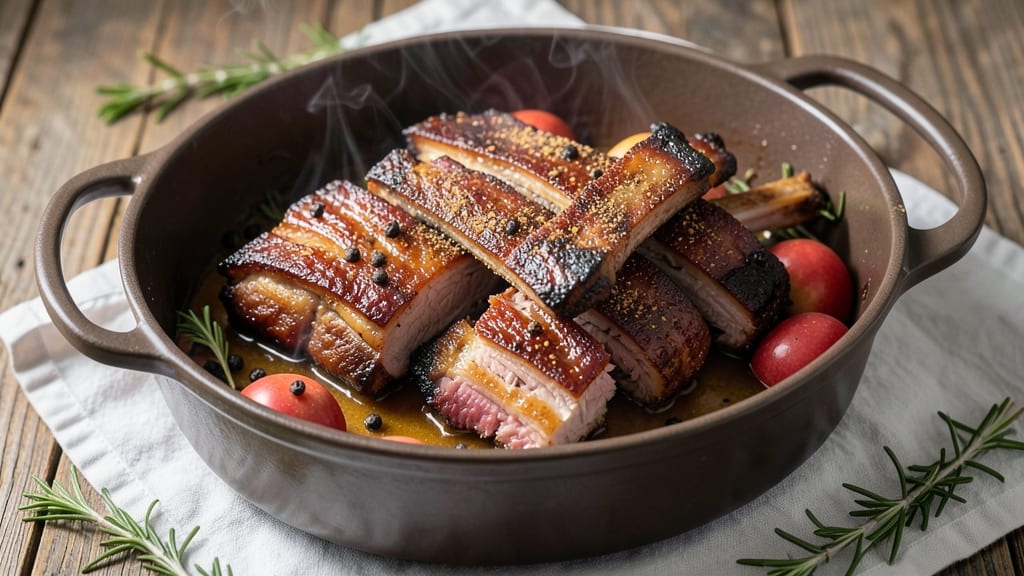 Bone-In Pork Ribs Crock Pot Recipe: Smoky Five-Spice Crust With Fall-Off-Bone Tenderness