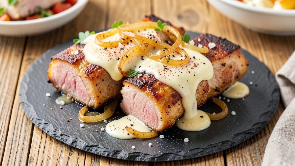 Baked Thick Bone-In Pork Chops Recipe: Crispy Bark and Juicy Centers in One Pan