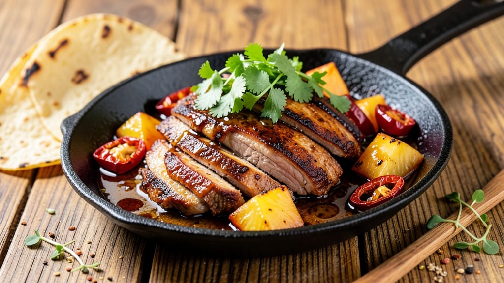 Al Pastor Marinated Pork Recipe: Smoky Pineapple-Anhui Crust With Tender Shreds