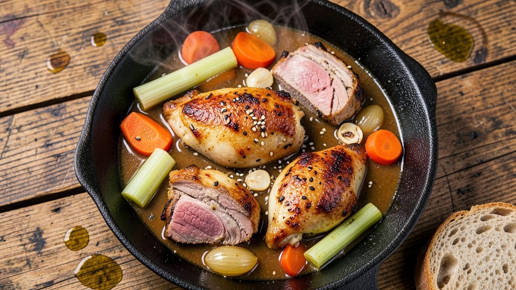 Chicken and Pork Stew Recipe: Deep Savory Flavor in One Pot