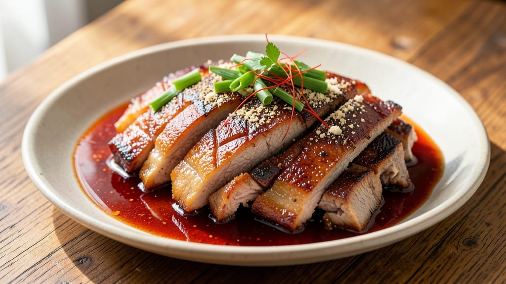 Bossam Pork Belly Recipe: Five-Spice Crispy Bark with Sticky Tamarind Glow