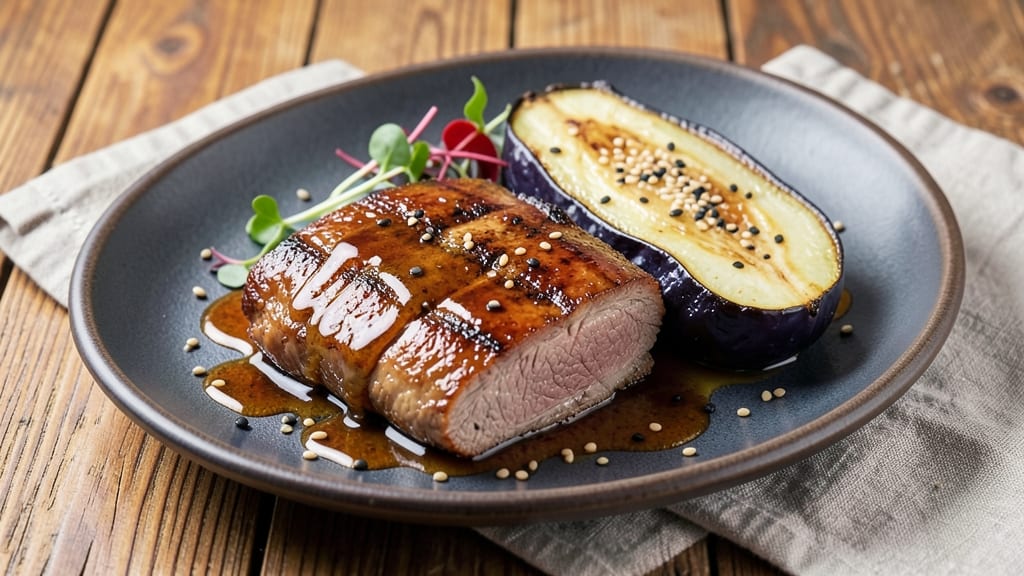 Miso Glazed Pork and Eggplant Recipe: Umami-Rich Stir-Fry With Silky Edges