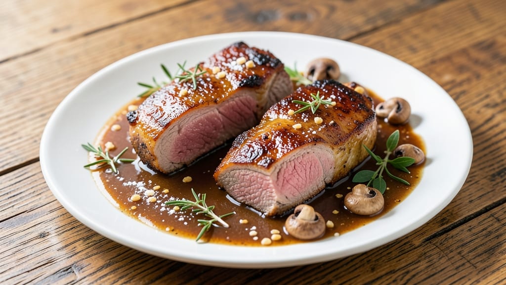 Baked Pork Chops in Sauce Recipe: Pan-Seared Crust With Rich Mushroom Gravy