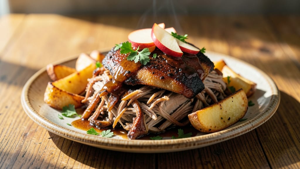 Michael Symon's Pulled Pork Recipe: Smoky Chipotle Shreds With Celery Crown Crunch