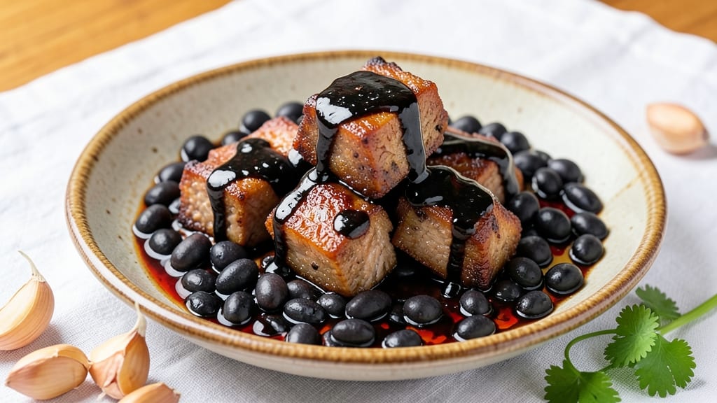 Black Beans With Pork Ilocano Recipe: Smoky Garlic and Soy Simmered to Richness