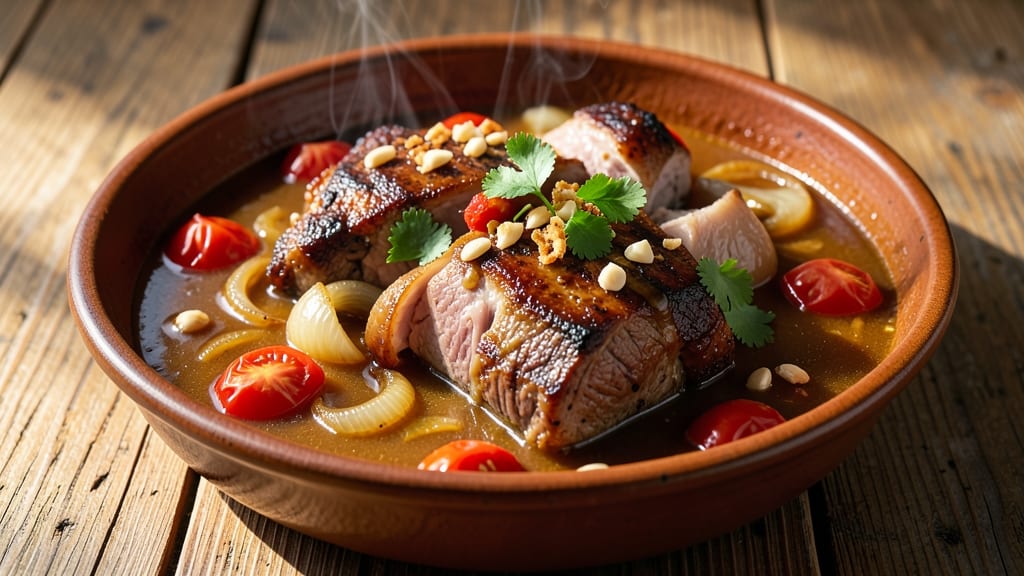 Beef and Pork Caldereta Recipe: Slow-Simmered Mexican Stew With Tripe and Deep Umami