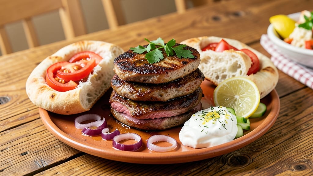 Authentic Greek Pork Gyros Recipe: Charred, Juicy Meat With Warm Pita Wraps