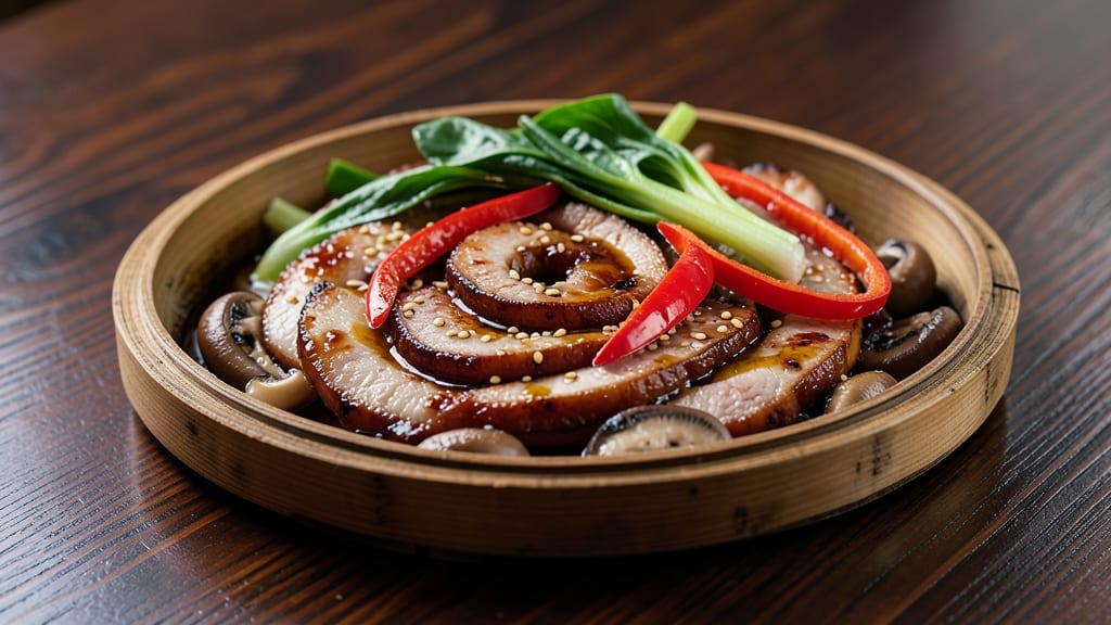 Chinese Mu Shu Pork Recipe: Pan-Seared Strips With Sticky Soy Glaze Magic