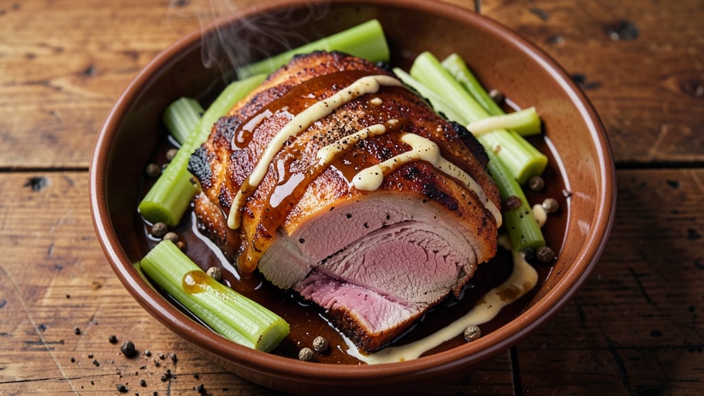 Mississippi Slow Cooker Pork Roast Recipe: Smoky Sweet Shreds With Celery Crown Crunch