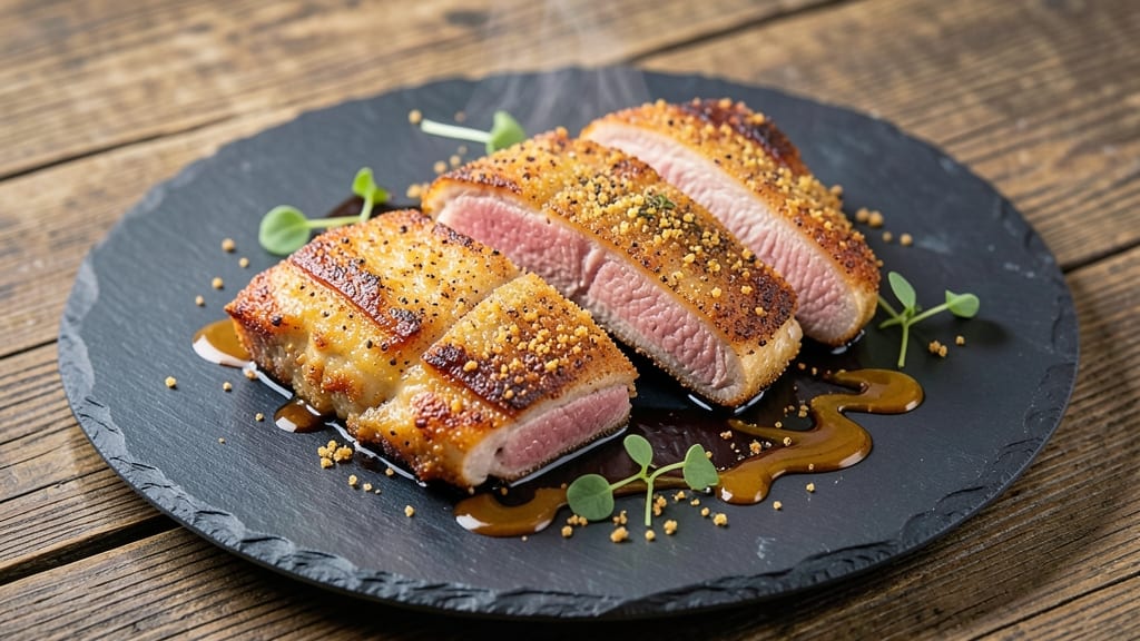 Brio Pork Chops Recipe: Five-Spice Crust Meets Sticky Tamarind Glow