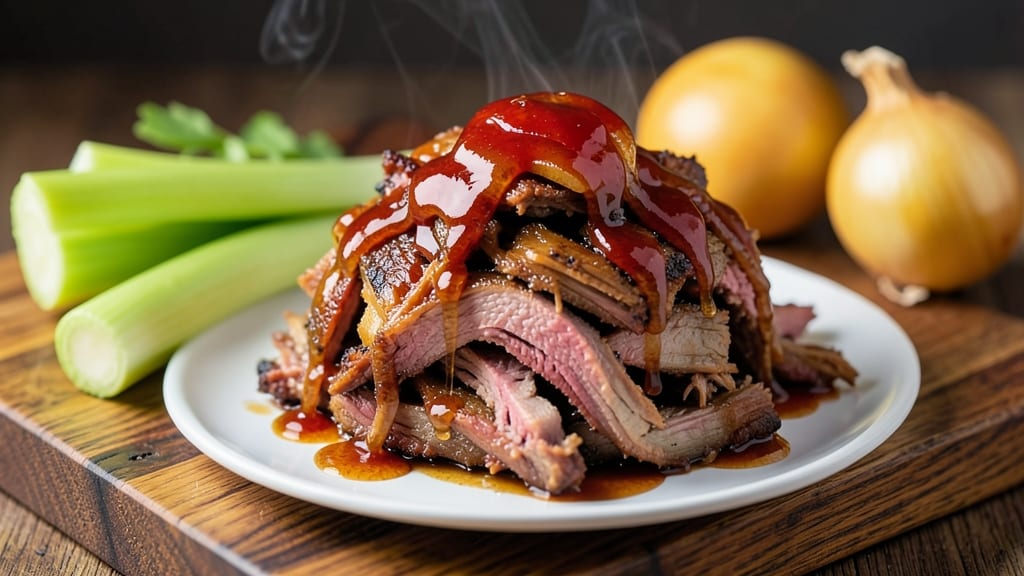 Aaron Franklin's Pulled Pork Recipe: Smoky-Spiced Shreds With Celery Crown Crunch