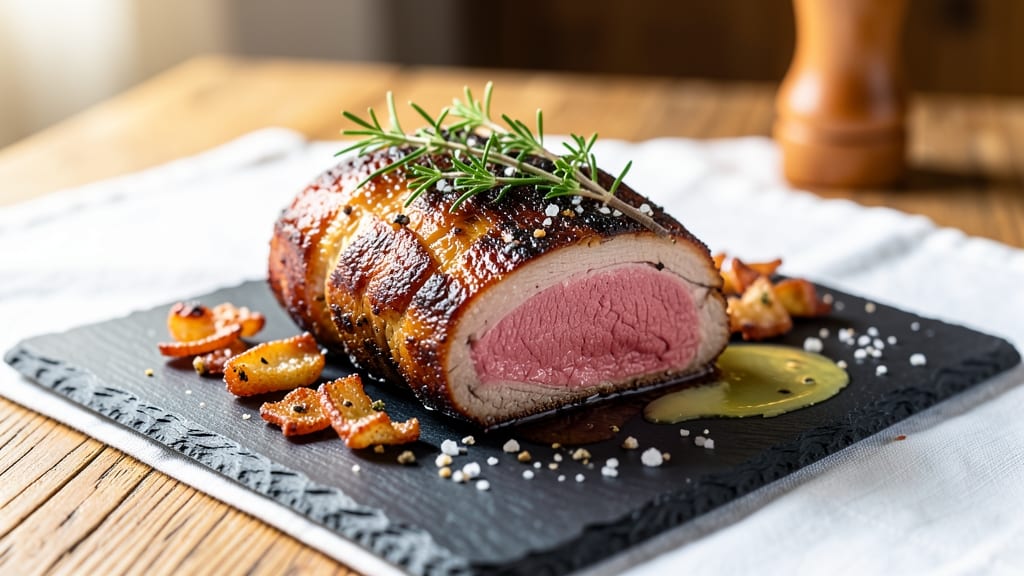 Berkshire Pork Loin Roast Recipe: Slow-Roasted to Juicy Pink Perfection