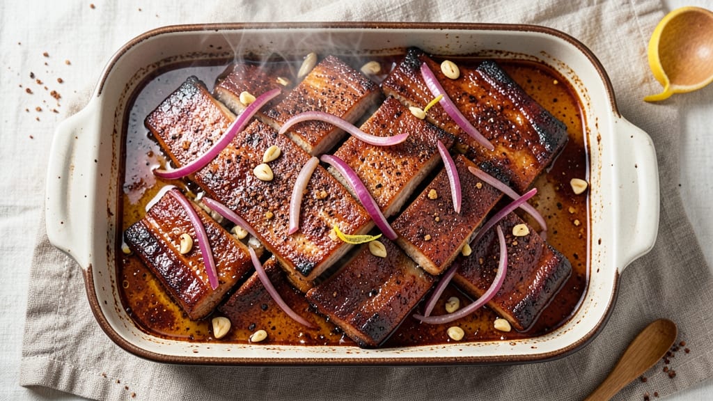 Boneless Pork Spare Ribs Oven Recipe: Crispy Bark, Juicy Centers Without the Mess