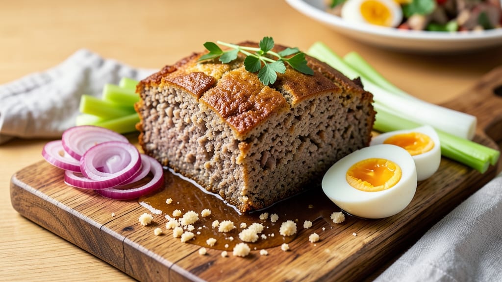 All-Pork Meatloaf Recipe: Celery-Crusted Stability That Never Shrinks