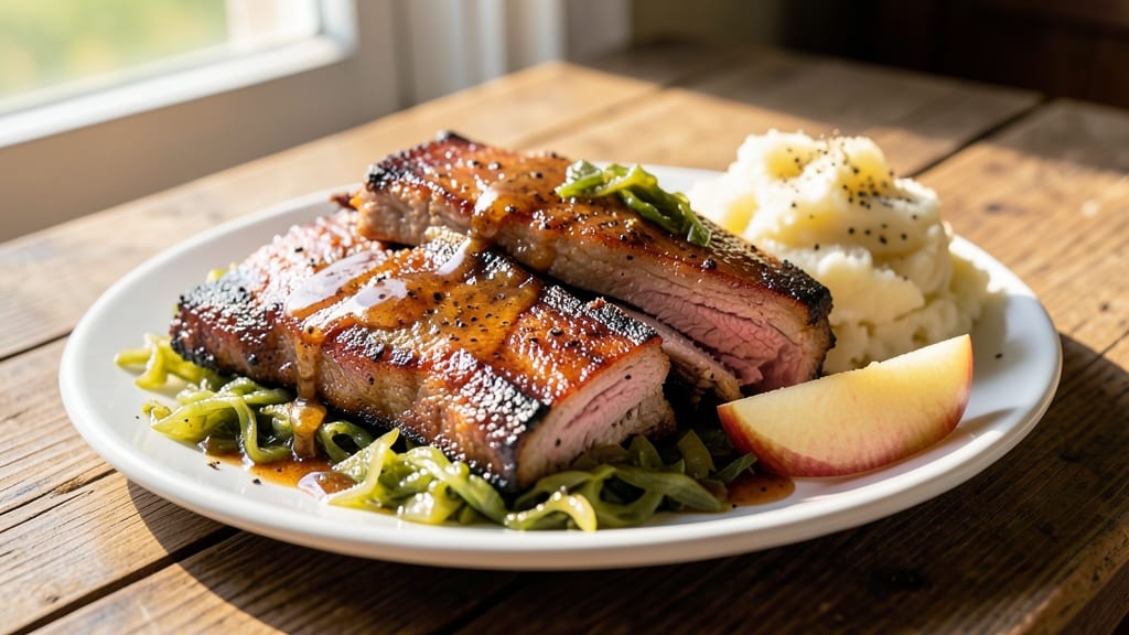 Baked Pork Ribs and Sauerkraut Recipe: Crispy Bark Meets Tangy Fermented Crunch