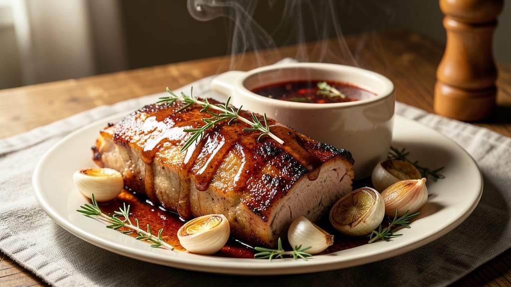 Bone-In Pork Loin Crock Pot Recipe: Smoky-Sweet Glaze That Melts Into the Meat