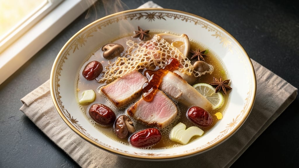 Cantonese Pork Soup Recipe: Star Anise-Infused Broth with Silky Pork Bites