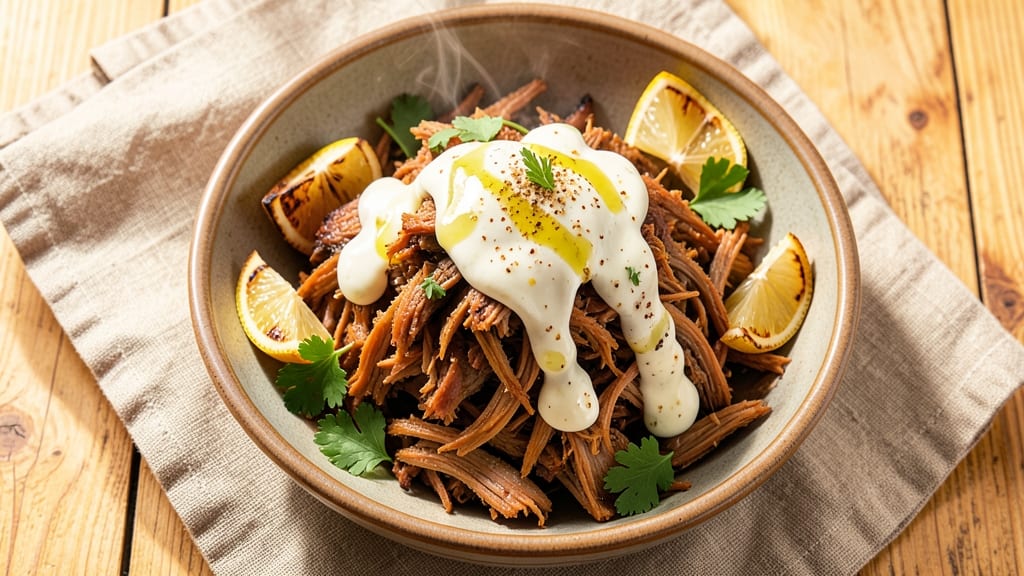 Mediterranean Pulled Pork Recipe: Spiced Yogurt Marinade for Tender Shreds