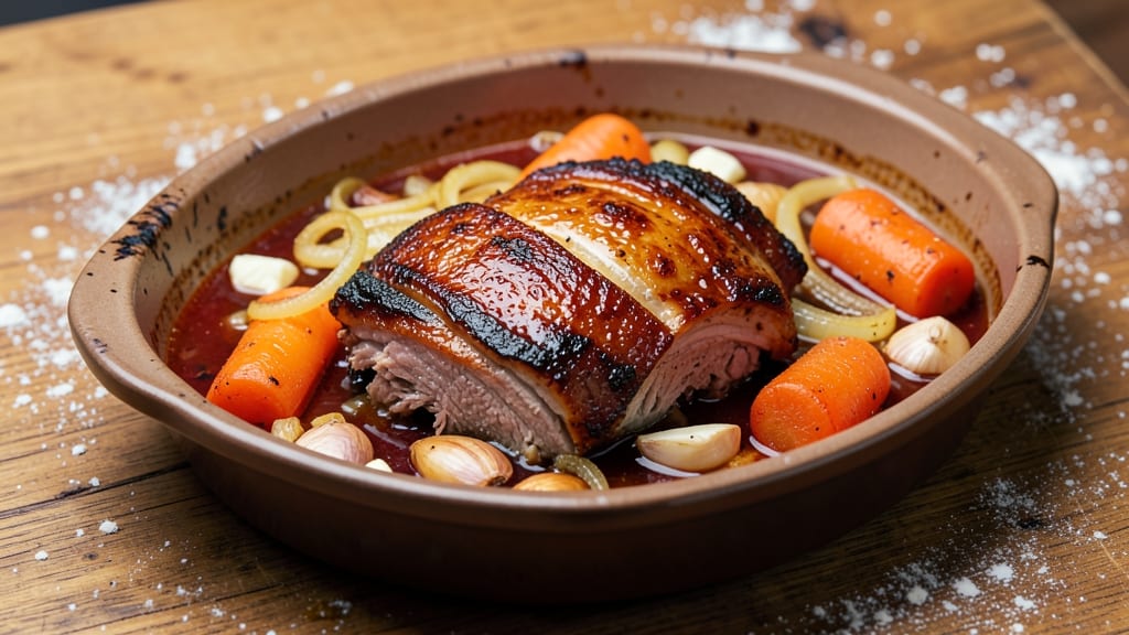 Apple Cider Braised Pork Recipe: Spiced Apple-Cider Crisp With Fall-Off-Tender Meat