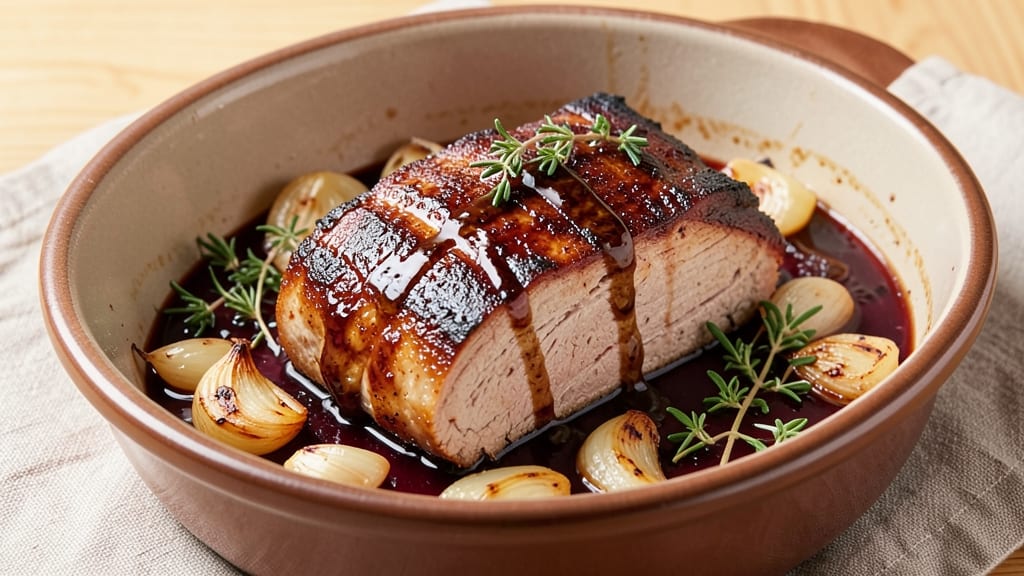 Balsamic Pork Loin Crock Pot Recipe: Sweet-Tart Glaze That Tenderizes All Night